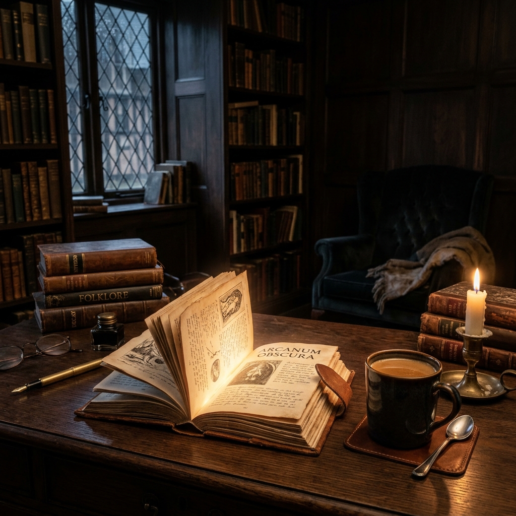 Relaxing with a book in the evening